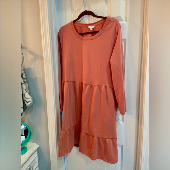 Terracotta Tiered Ruffled Tunic - Picture 4 of 5